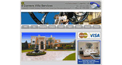 Desktop Screenshot of 4cornersvillaservices.com